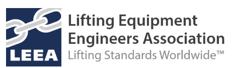 LEEA — Lifting Equipment Engineers Association